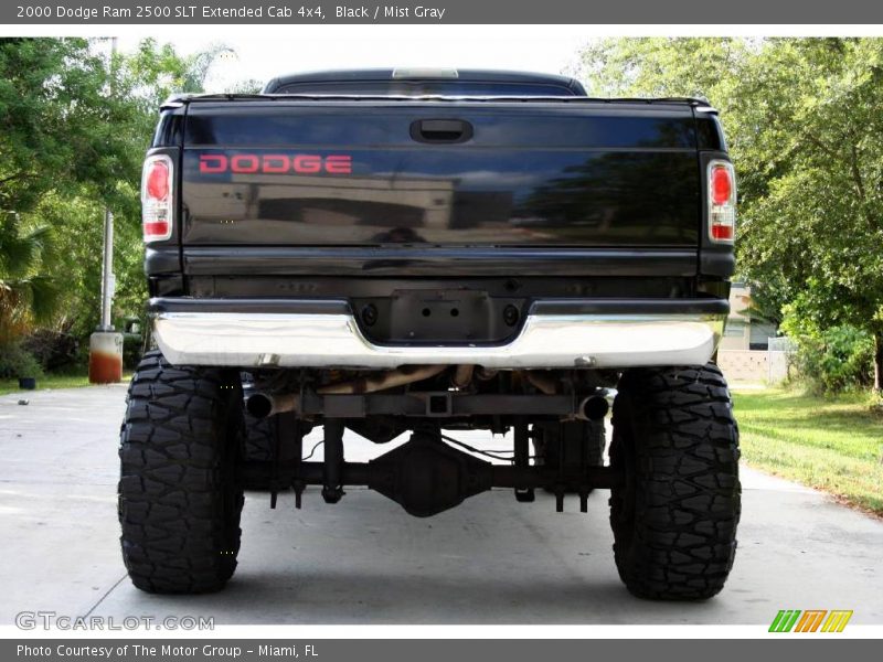 Black / Mist Gray 2000 Dodge Ram 2500 SLT Extended Cab 4x4