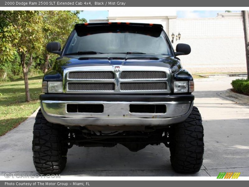 Black / Mist Gray 2000 Dodge Ram 2500 SLT Extended Cab 4x4