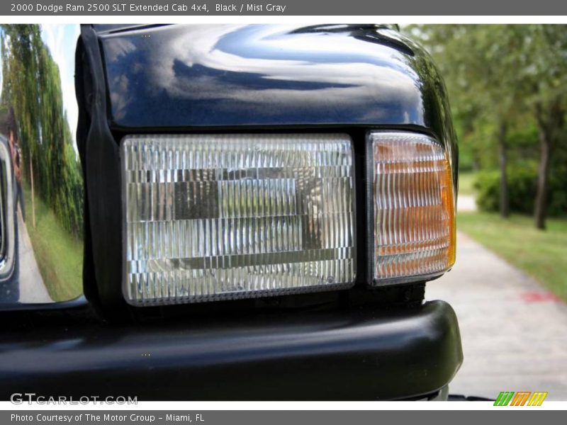 Black / Mist Gray 2000 Dodge Ram 2500 SLT Extended Cab 4x4