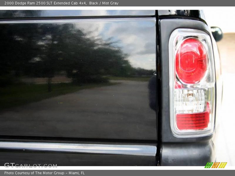 Black / Mist Gray 2000 Dodge Ram 2500 SLT Extended Cab 4x4