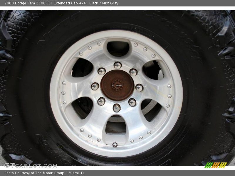 Black / Mist Gray 2000 Dodge Ram 2500 SLT Extended Cab 4x4