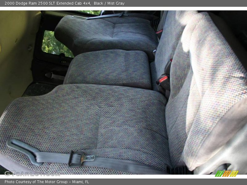 Black / Mist Gray 2000 Dodge Ram 2500 SLT Extended Cab 4x4
