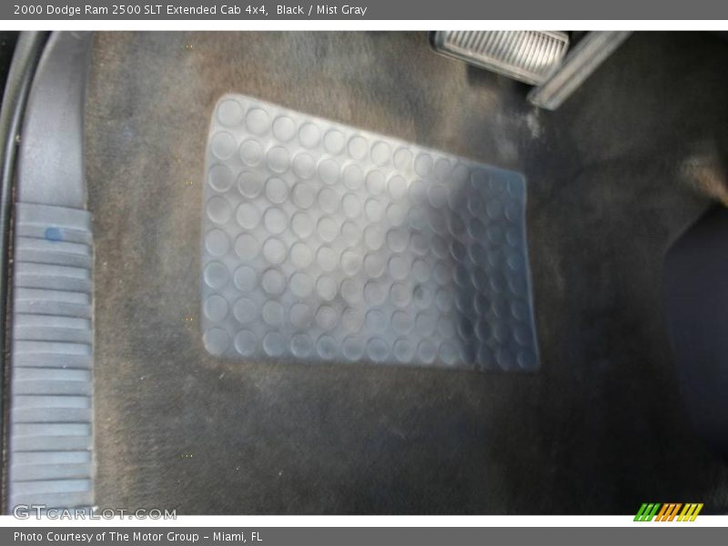 Black / Mist Gray 2000 Dodge Ram 2500 SLT Extended Cab 4x4