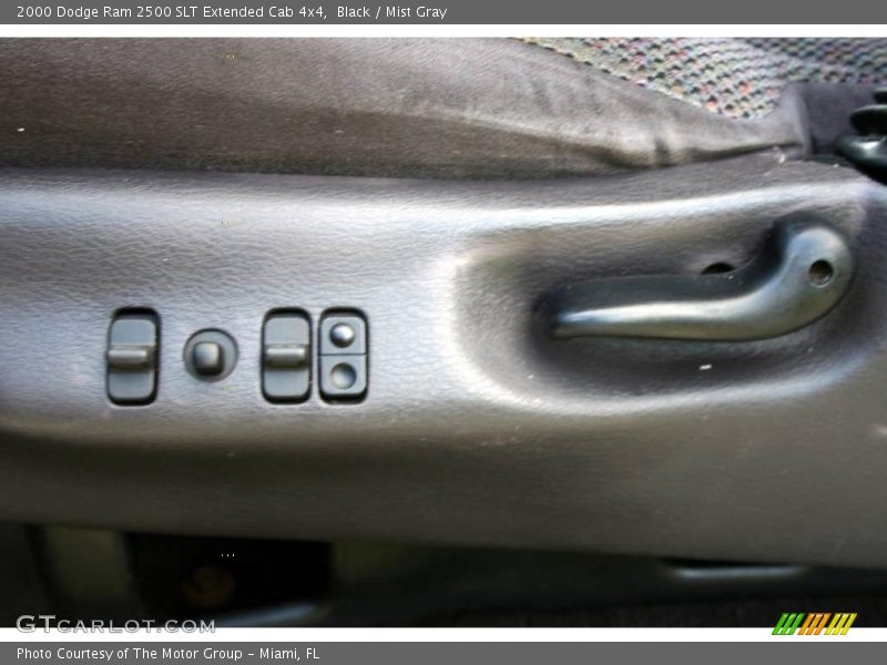 Black / Mist Gray 2000 Dodge Ram 2500 SLT Extended Cab 4x4