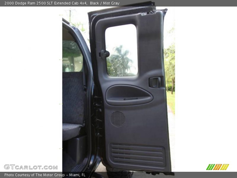 Black / Mist Gray 2000 Dodge Ram 2500 SLT Extended Cab 4x4