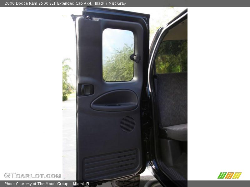 Black / Mist Gray 2000 Dodge Ram 2500 SLT Extended Cab 4x4