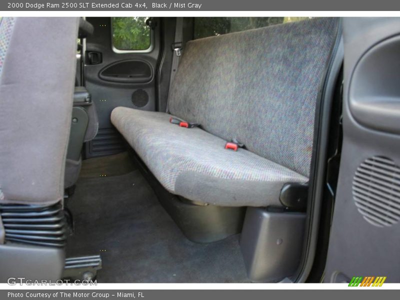 Black / Mist Gray 2000 Dodge Ram 2500 SLT Extended Cab 4x4
