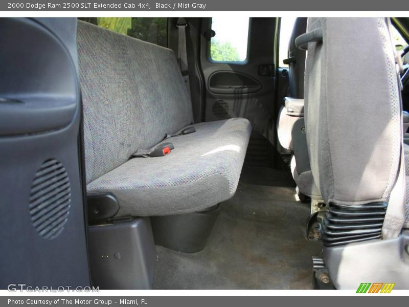 Black / Mist Gray 2000 Dodge Ram 2500 SLT Extended Cab 4x4