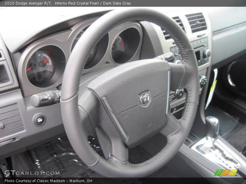 Inferno Red Crystal Pearl / Dark Slate Gray 2010 Dodge Avenger R/T