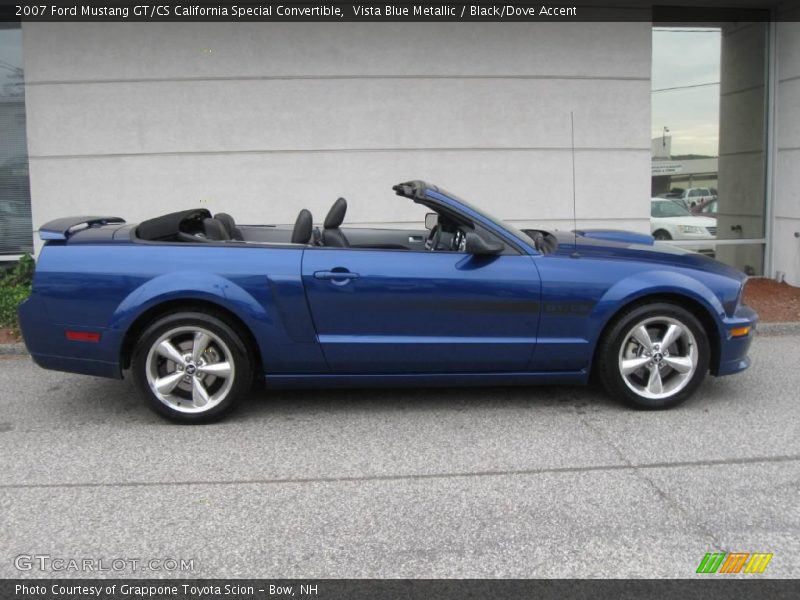 Vista Blue Metallic / Black/Dove Accent 2007 Ford Mustang GT/CS California Special Convertible