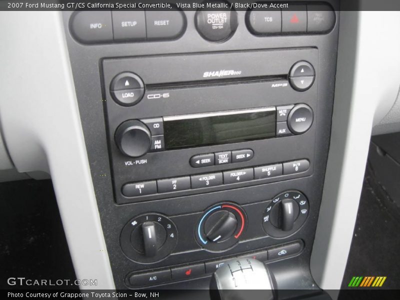 Vista Blue Metallic / Black/Dove Accent 2007 Ford Mustang GT/CS California Special Convertible