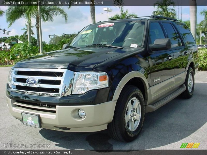 Black / Charcoal Black/Camel 2007 Ford Expedition Eddie Bauer