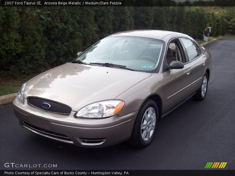Arizona Beige Metallic / Medium/Dark Pebble 2007 Ford Taurus SE