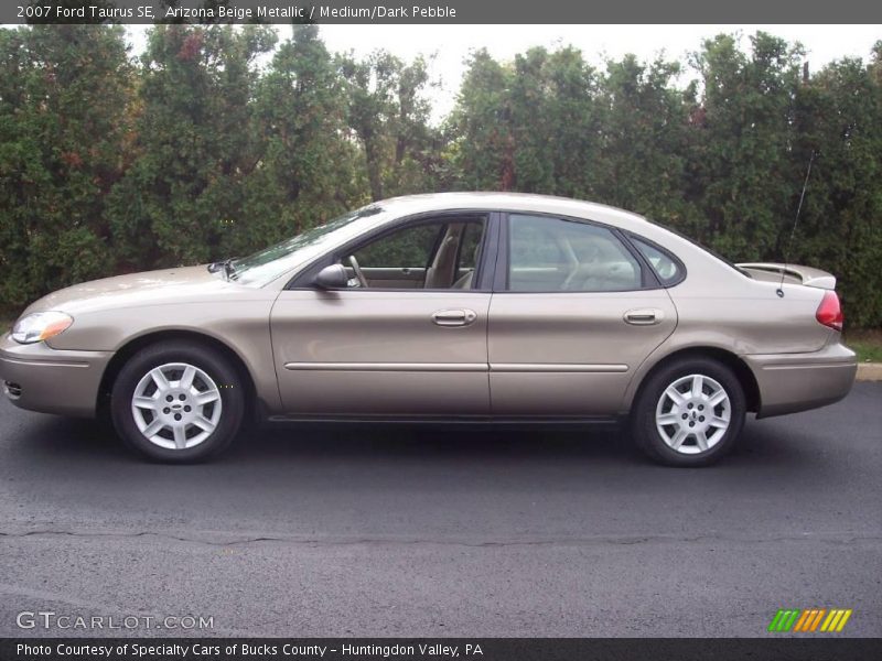 Arizona Beige Metallic / Medium/Dark Pebble 2007 Ford Taurus SE