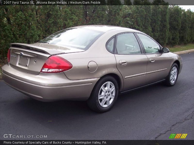 Arizona Beige Metallic / Medium/Dark Pebble 2007 Ford Taurus SE