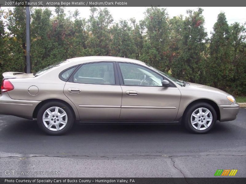 Arizona Beige Metallic / Medium/Dark Pebble 2007 Ford Taurus SE