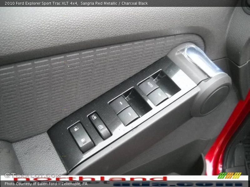 Sangria Red Metallic / Charcoal Black 2010 Ford Explorer Sport Trac XLT 4x4