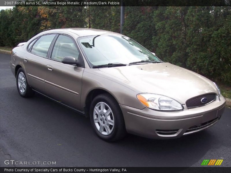 Arizona Beige Metallic / Medium/Dark Pebble 2007 Ford Taurus SE