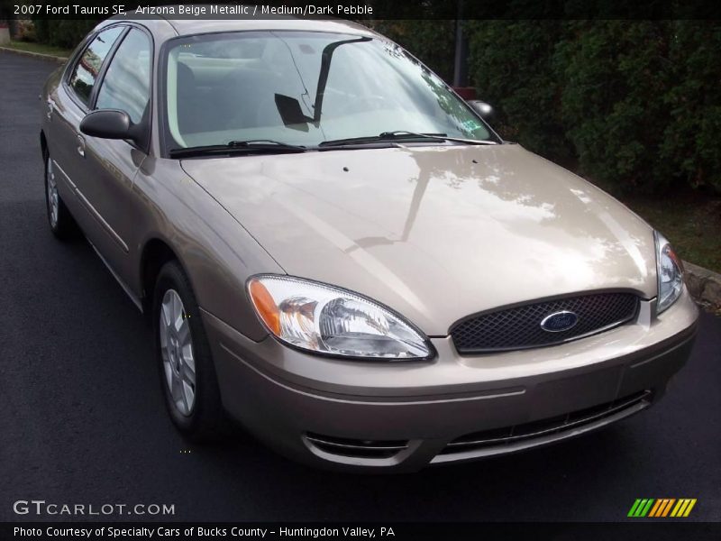 Arizona Beige Metallic / Medium/Dark Pebble 2007 Ford Taurus SE