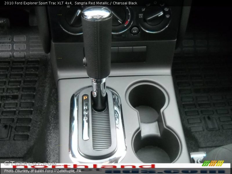 Sangria Red Metallic / Charcoal Black 2010 Ford Explorer Sport Trac XLT 4x4