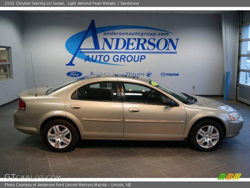 Light Almond Pearl Metallic / Sandstone 2002 Chrysler Sebring LXi Sedan