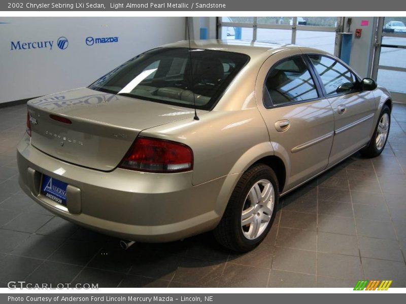 Light Almond Pearl Metallic / Sandstone 2002 Chrysler Sebring LXi Sedan