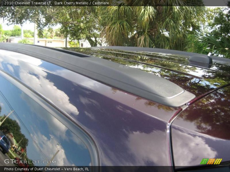 Dark Cherry Metallic / Cashmere 2010 Chevrolet Traverse LT