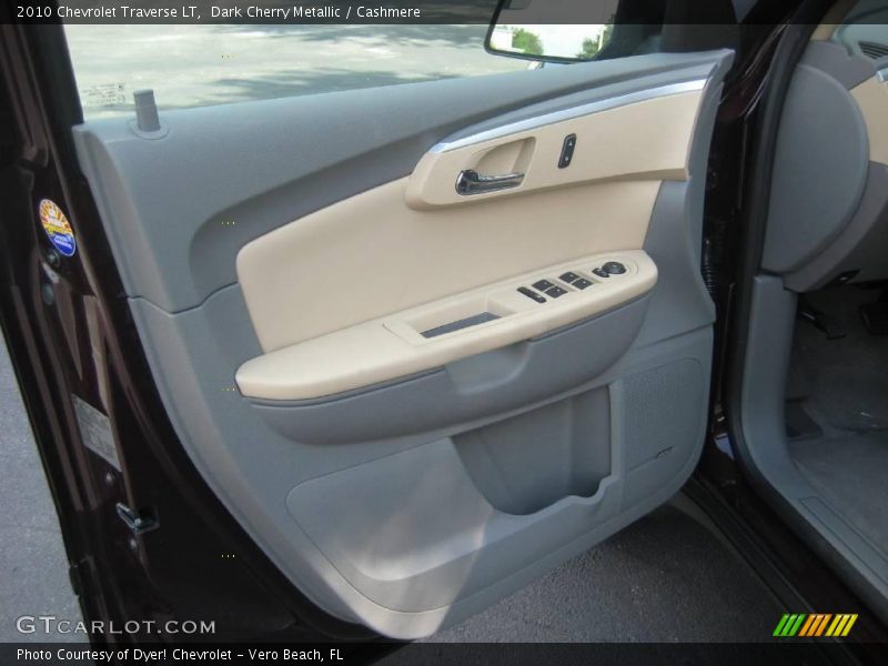 Dark Cherry Metallic / Cashmere 2010 Chevrolet Traverse LT