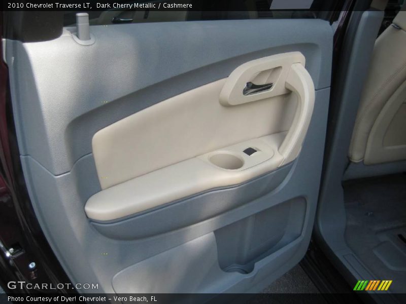 Dark Cherry Metallic / Cashmere 2010 Chevrolet Traverse LT