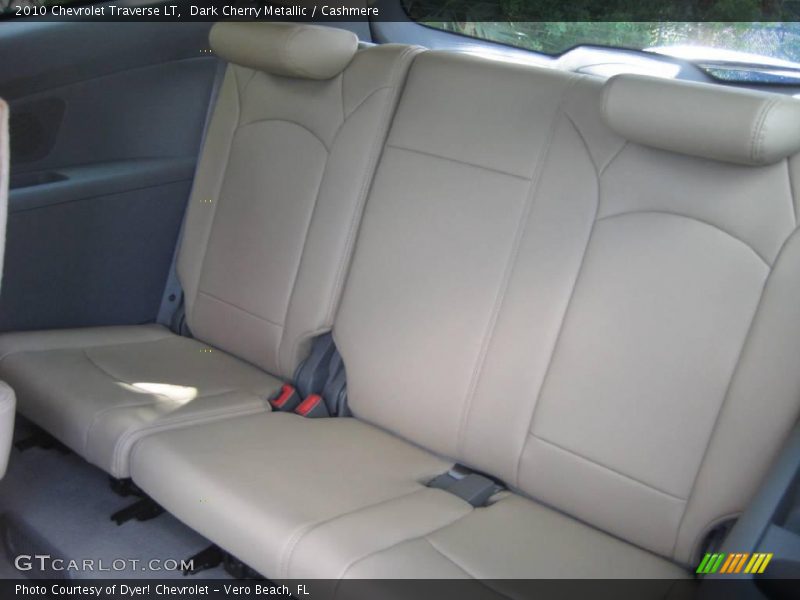 Dark Cherry Metallic / Cashmere 2010 Chevrolet Traverse LT