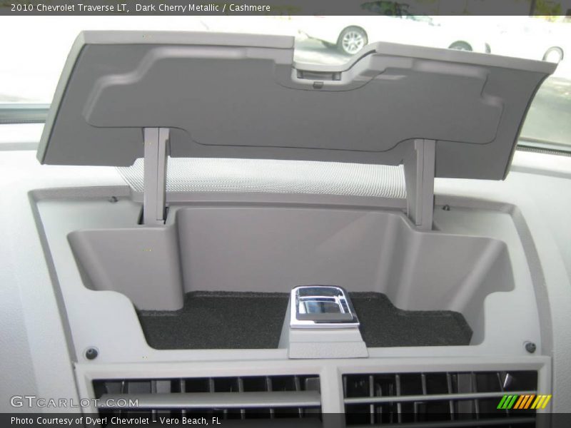 Dark Cherry Metallic / Cashmere 2010 Chevrolet Traverse LT