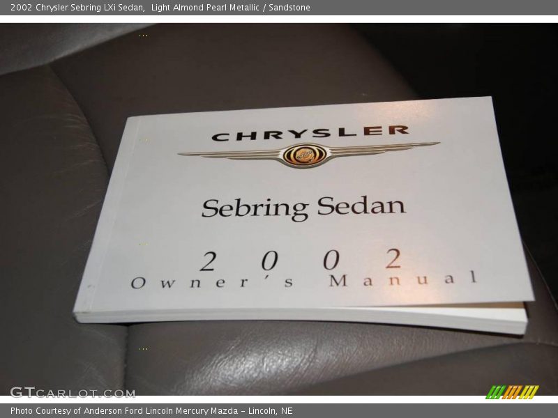 Light Almond Pearl Metallic / Sandstone 2002 Chrysler Sebring LXi Sedan