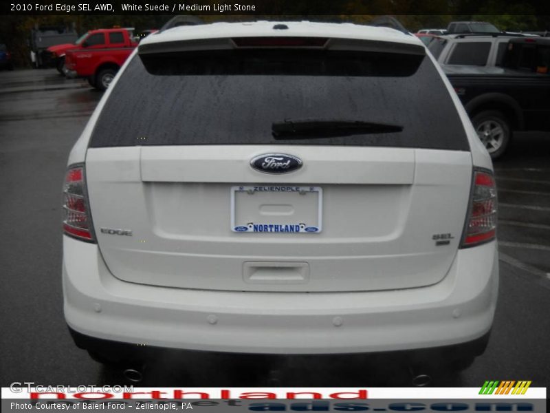 White Suede / Medium Light Stone 2010 Ford Edge SEL AWD