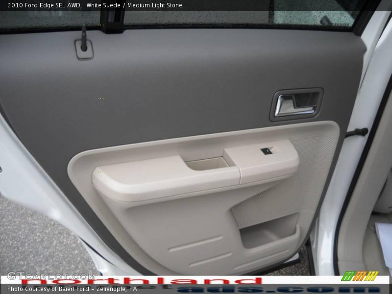 White Suede / Medium Light Stone 2010 Ford Edge SEL AWD