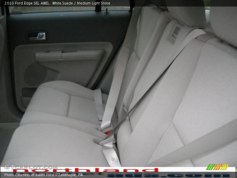 White Suede / Medium Light Stone 2010 Ford Edge SEL AWD