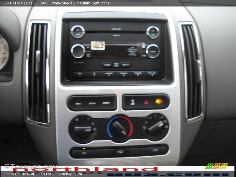 White Suede / Medium Light Stone 2010 Ford Edge SEL AWD