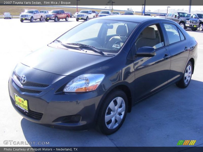 Flint Mica / Bisque 2007 Toyota Yaris Sedan
