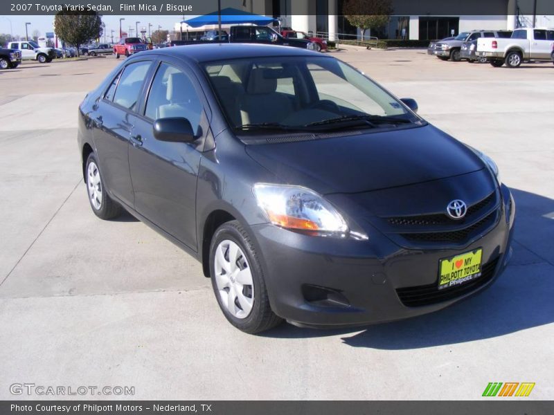 Flint Mica / Bisque 2007 Toyota Yaris Sedan
