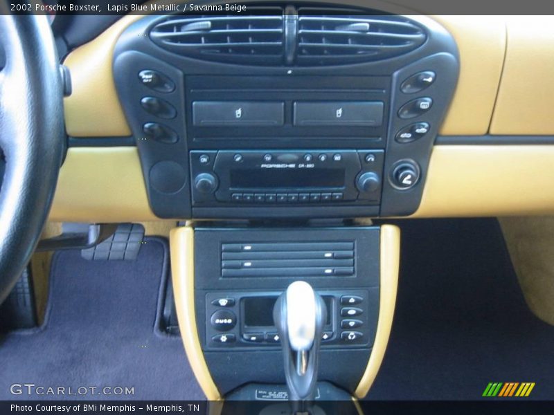 Lapis Blue Metallic / Savanna Beige 2002 Porsche Boxster