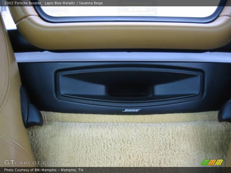 Lapis Blue Metallic / Savanna Beige 2002 Porsche Boxster