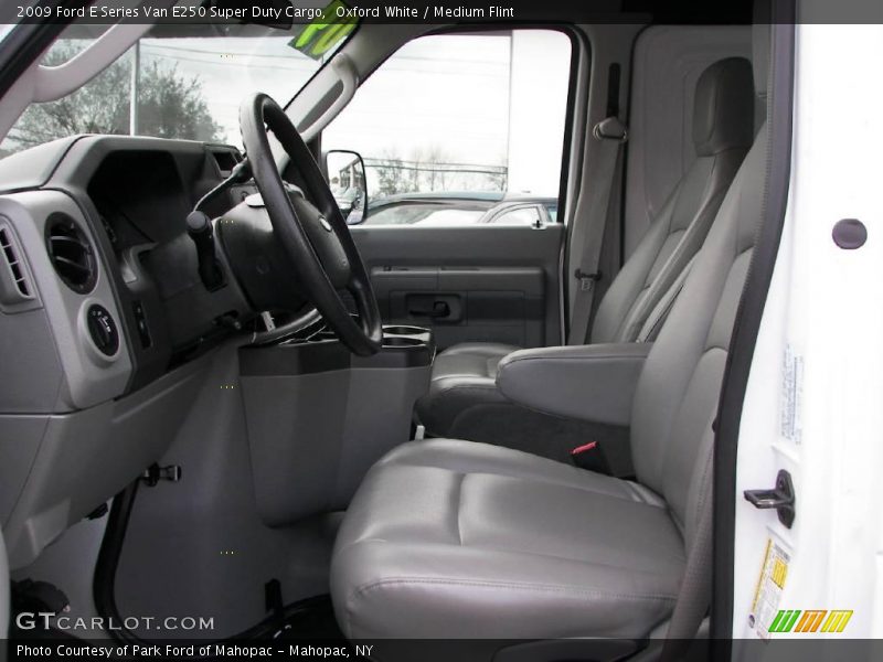 Oxford White / Medium Flint 2009 Ford E Series Van E250 Super Duty Cargo