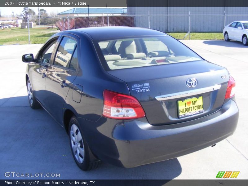 Flint Mica / Bisque 2007 Toyota Yaris Sedan