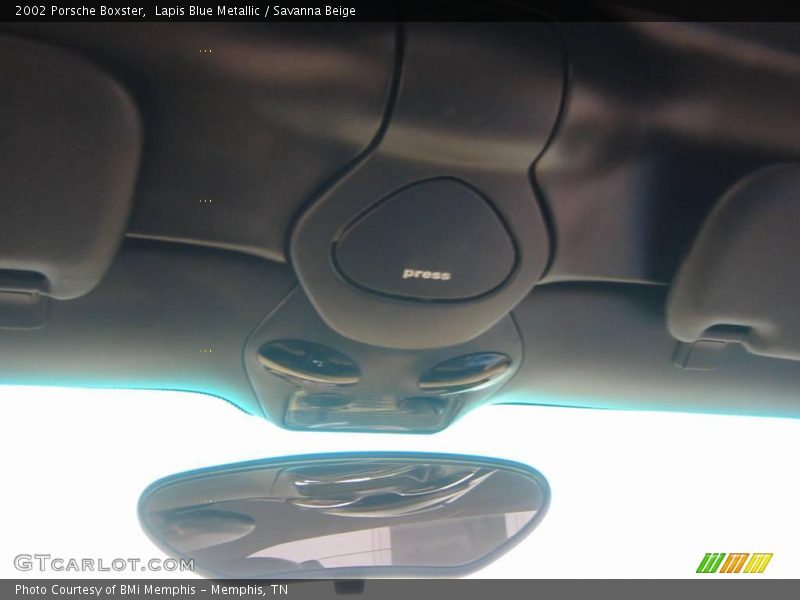 Lapis Blue Metallic / Savanna Beige 2002 Porsche Boxster
