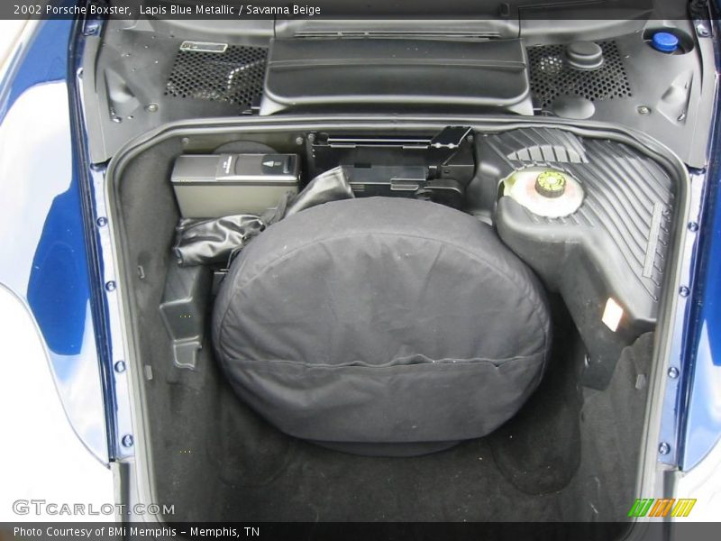 Lapis Blue Metallic / Savanna Beige 2002 Porsche Boxster