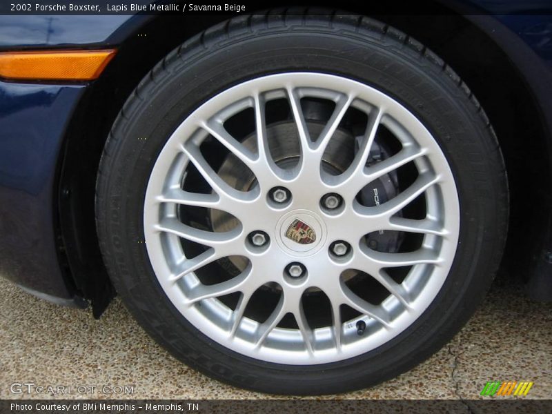 Lapis Blue Metallic / Savanna Beige 2002 Porsche Boxster