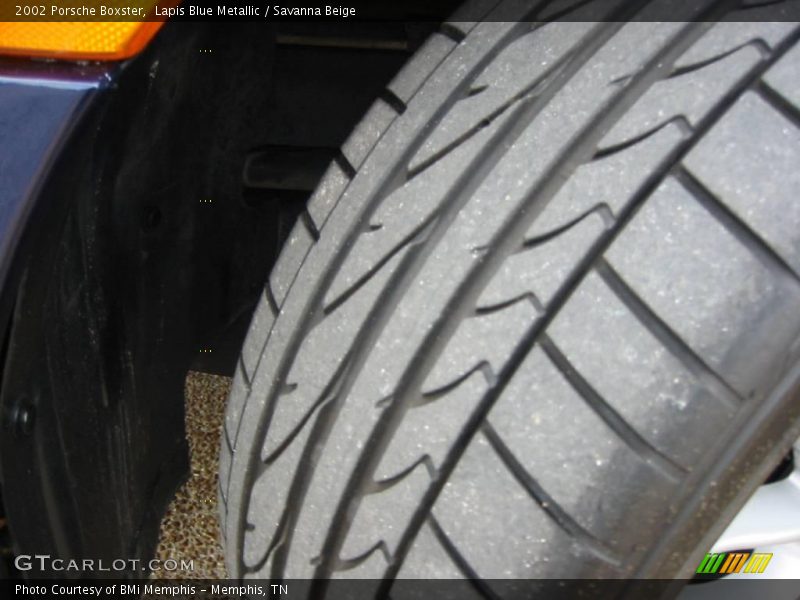 Lapis Blue Metallic / Savanna Beige 2002 Porsche Boxster
