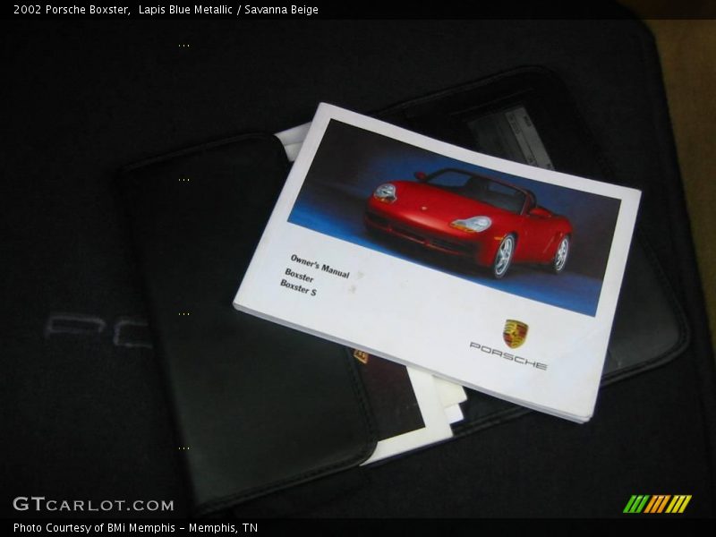 Lapis Blue Metallic / Savanna Beige 2002 Porsche Boxster