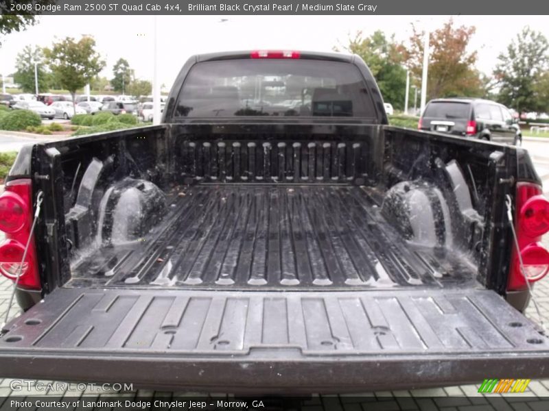 Brilliant Black Crystal Pearl / Medium Slate Gray 2008 Dodge Ram 2500 ST Quad Cab 4x4