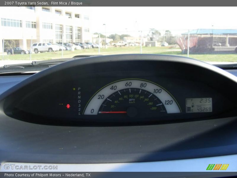 Flint Mica / Bisque 2007 Toyota Yaris Sedan