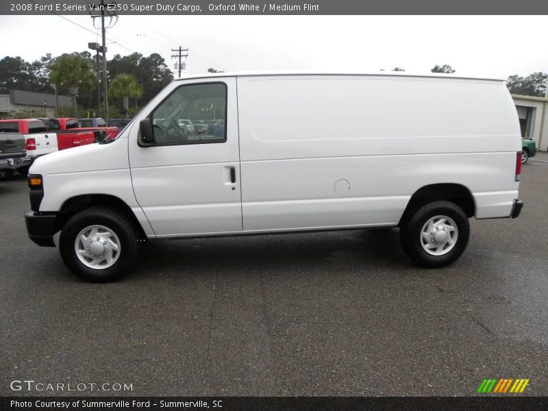 Oxford White / Medium Flint 2008 Ford E Series Van E250 Super Duty Cargo